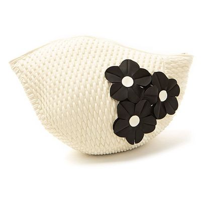 Bags and totes - White Vintage 3 Flowers Swim Bag - KORES ACCESSORIES