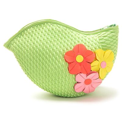 Bags and totes - Green Vintage 3 Flowers Swim Bag - KORES ACCESSORIES