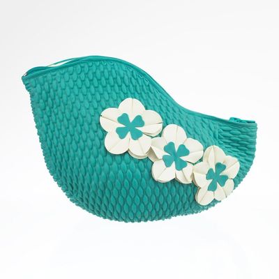 Sacs et cabas - Turquoise Sac 3 Fleurs - KORES ACCESSORIES