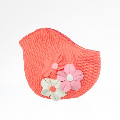 Bags and totes - Fuchsia Vintage 3 Flowers Swim Bag - KORES ACCESSORIES