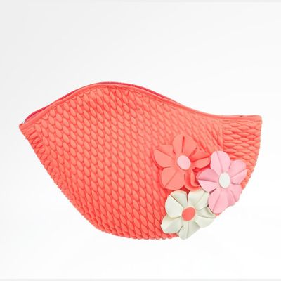 Bags and totes - Fuchsia Vintage 3 Flowers Swim Bag - KORES ACCESSORIES