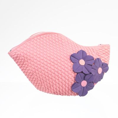 Bags and totes - Pink Vintage 3 Flowers Swim Bag - KORES ACCESSORIES