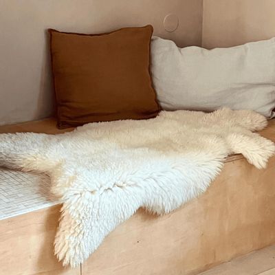 Design objects - Natural White Sheepskin - MAISON THURET