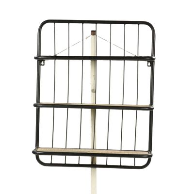 Etagères - Étagère murale bois et fer, 3 étagères, style industriel, 60 cm - JP2B DECORATION