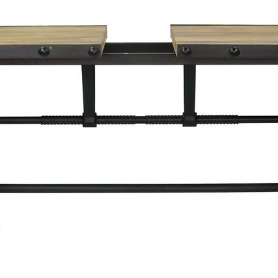 Dining Tables - Crank table base in black metal, adjustable extension - JP2B DECORATION