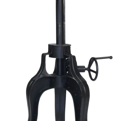 Coffee tables - Industrial coffee table in black metal, adjustable height, 55 cm - JP2B DECORATION