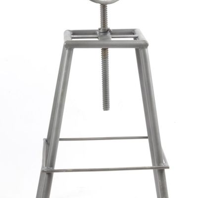 Stools for hospitalities & contracts - Industrial bar stool in metal, height-adjustable seat - JP2B DECORATION