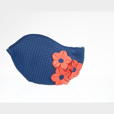 Bags and totes - Blue Vintage 3 Flowers Swim Bag - KORES ACCESSORIES