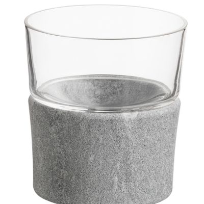 Wine accessories - Whisky glass with stone base - HUKKA DESIGN