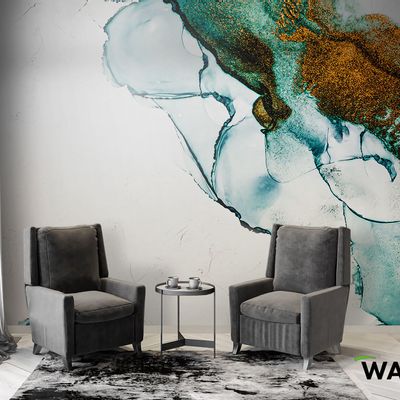 Panels - Wallpaper - ACQUAMARINA - WALLYART