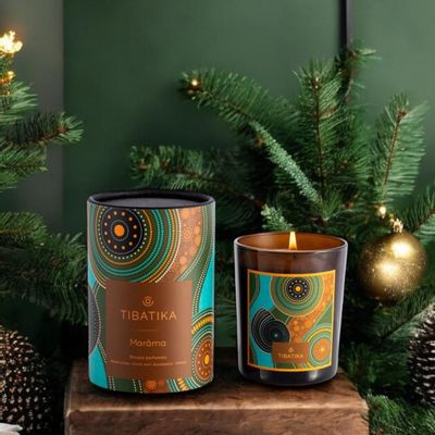 Gifts - Scented handmade candle\" Marama\ " - TIBATIKA