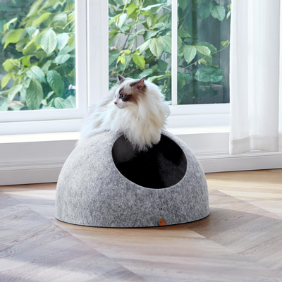 Accessoires animaux - Luola · Grotte pour animaux de compagnie en feutre recyclé - OLOILU