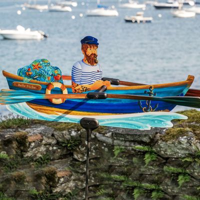 Outdoor decorative accessories - Michel Bellepeach weather vane - LES RITOURNAILES