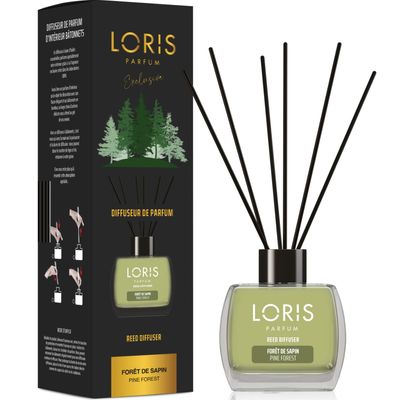 Diffuseurs de parfums - LORIS Diffuseur de parfum bâtonnets de noël Forêt De Sapin 120ml - LORIS PARFUM