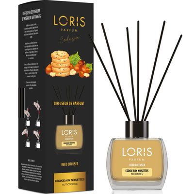 Diffuseurs de parfums - LORIS Diffuseur de parfum bâtonnets Cookies Aux Noisettes 120ml - LORIS PARFUM