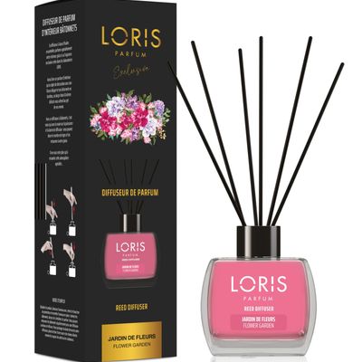 Diffuseurs de parfums - LORIS Diffuseur de parfum bâtonnets Jardin De Fleurs 120ml - LORIS PARFUM