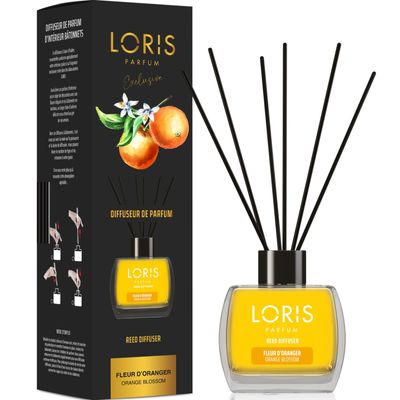 Diffuseurs de parfums - LORIS Diffuseur de parfum bâtonnets Fleur D'Oranger 120ml - LORIS PARFUM