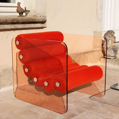 Lawn armchairs - MW02 ORANGE BRONZE - Residential and HORECA markets - MW DESIGNER FURNITURE