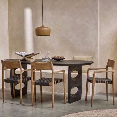Office furniture and storage - Bullnose oval dining table - RAW MATERIALS