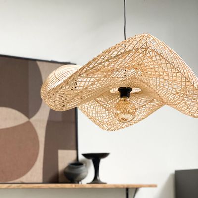 Suspensions - Wave lamp natural - RAW MATERIALS