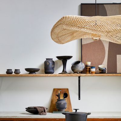 Hanging lights - Wave lamp natural - RAW MATERIALS