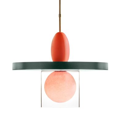 Hanging lights - Eirene – Glass & Ceramic Pendant Lamp - SPHAER