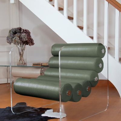 Fauteuils - MW02 GREEN BLAK - Marchés résidentiels et HORECA - MW DESIGNER FURNITURE