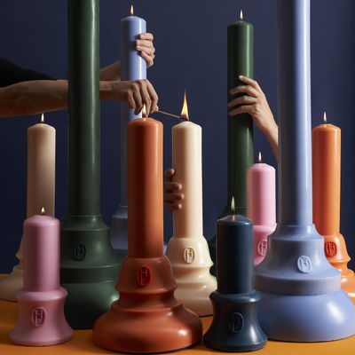 Bougies - Hoogeland - Bougie Baruch Small - Bleu foncé - HOOGELAND 1770