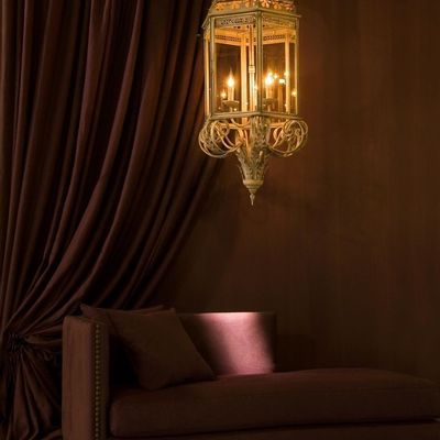 Accessoires de déco extérieure - Lanterne en fer forgé - GUADARTE