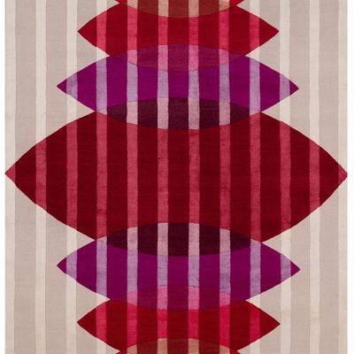 Contemporary carpets - Les Rouges / Collection LIGHTPLAY - DEIRDRE DYSON