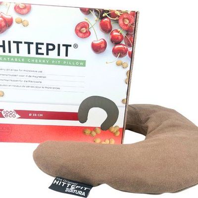 Cushions - Hittepit® ECO Cherry Stone Neck Pillow - 38x14cm - INATURA