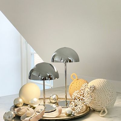 Table lamps - ALONG LED Chrome - DYBERG LARSEN