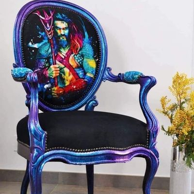 Design objects - Aquaman armchair - LUVI'ART