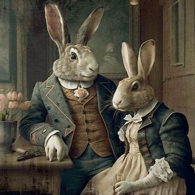 Wallpaper - Rab-Bit panoramic business establishment wallpaper - LA MAISON MURAEM