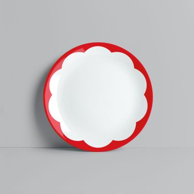 Cadeaux - Assiette en porcelaine Red Daisy - ISUWA