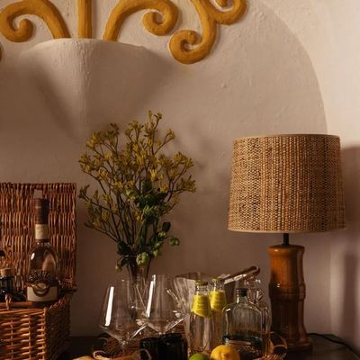 Table lamps - Bambu Yellow Ceramic Lamp Base - HOUSE OF CAPRICORN