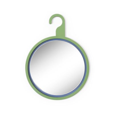 Mirrors - Mir-o Green Round Mirror - ISUWA