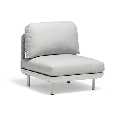 Lawn sofas   - CLUB armless garden chair - COUTURE JARDIN