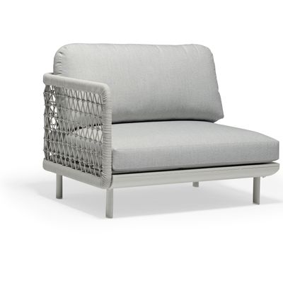 Lawn sofas   - CLUB 2 seater sofa with right armrest - COUTURE JARDIN