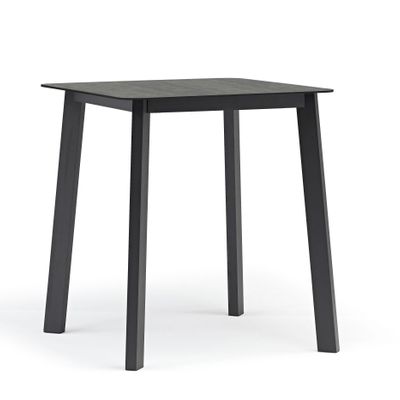 Lawn tables - DIVA high garden table in anthracite grey aluminium - COUTURE JARDIN