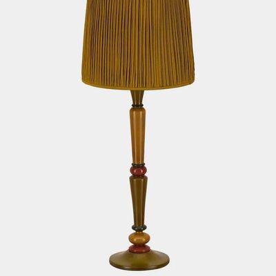 Lampes de table - Pied de lampe Sabrosa en bois vert - HOUSE OF CAPRICORN