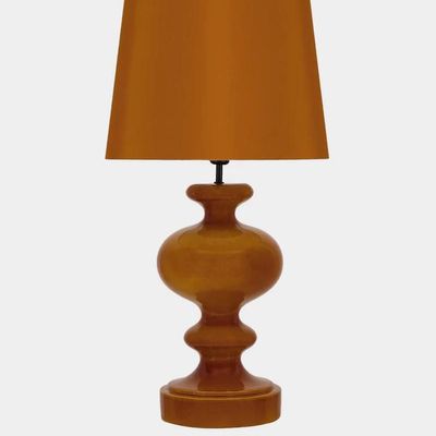 Lampes de table - Abat Jour en soie jaune Cardosas - HOUSE OF CAPRICORN