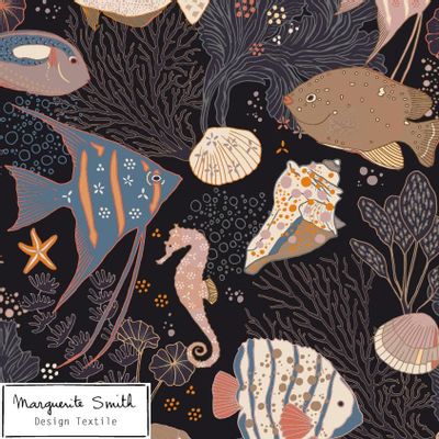 Linge de lit - Surface pattern design - MARGUERITE SMITH