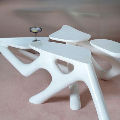 Tables basses - Table basse - White noise - THOMAS LELOUCH CLEMENCE MARS OLD