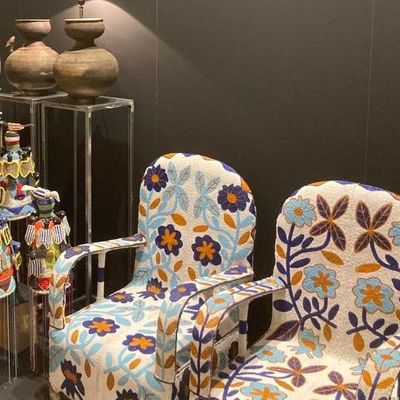 Fauteuils - Fauteuil perlé - Yoruba - FERNANDO OTERO