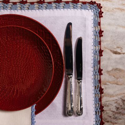 Kitchen utensils - Jacaré Ceramic Dinner Plate - HOUSE OF CAPRICORN