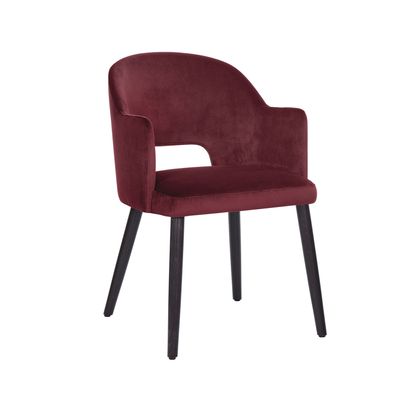 Chairs for hospitalities & contracts - Alma Dining Armchair Ruby Red - ABSOLUTA COLLECTION