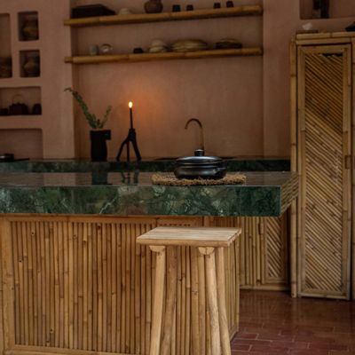 Tabourets - Le Tabouret De Bar Island - Naturel - BAZAR BIZAR LIVING