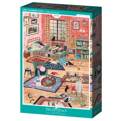 Other wall decoration - Puzzle 2000 Pieces - A Cozy Day - PIECES&PEACE / HACHETTE PUZZLE