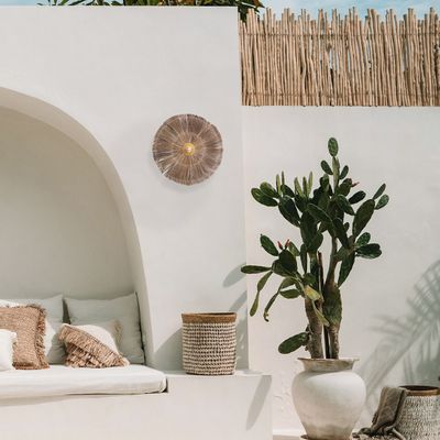 Wall lamps - The Chi-Chi Wall Lamp - Natural Brass - M - BAZAR BIZAR LIVING